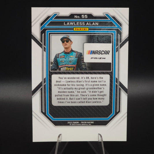 2023 Panini Prizm Lawless Alan #55 White Sparkle Prizm (RC)