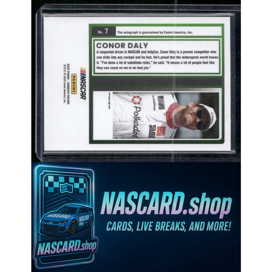 2025 Donruss #7 Conor Daly Optic Signatures