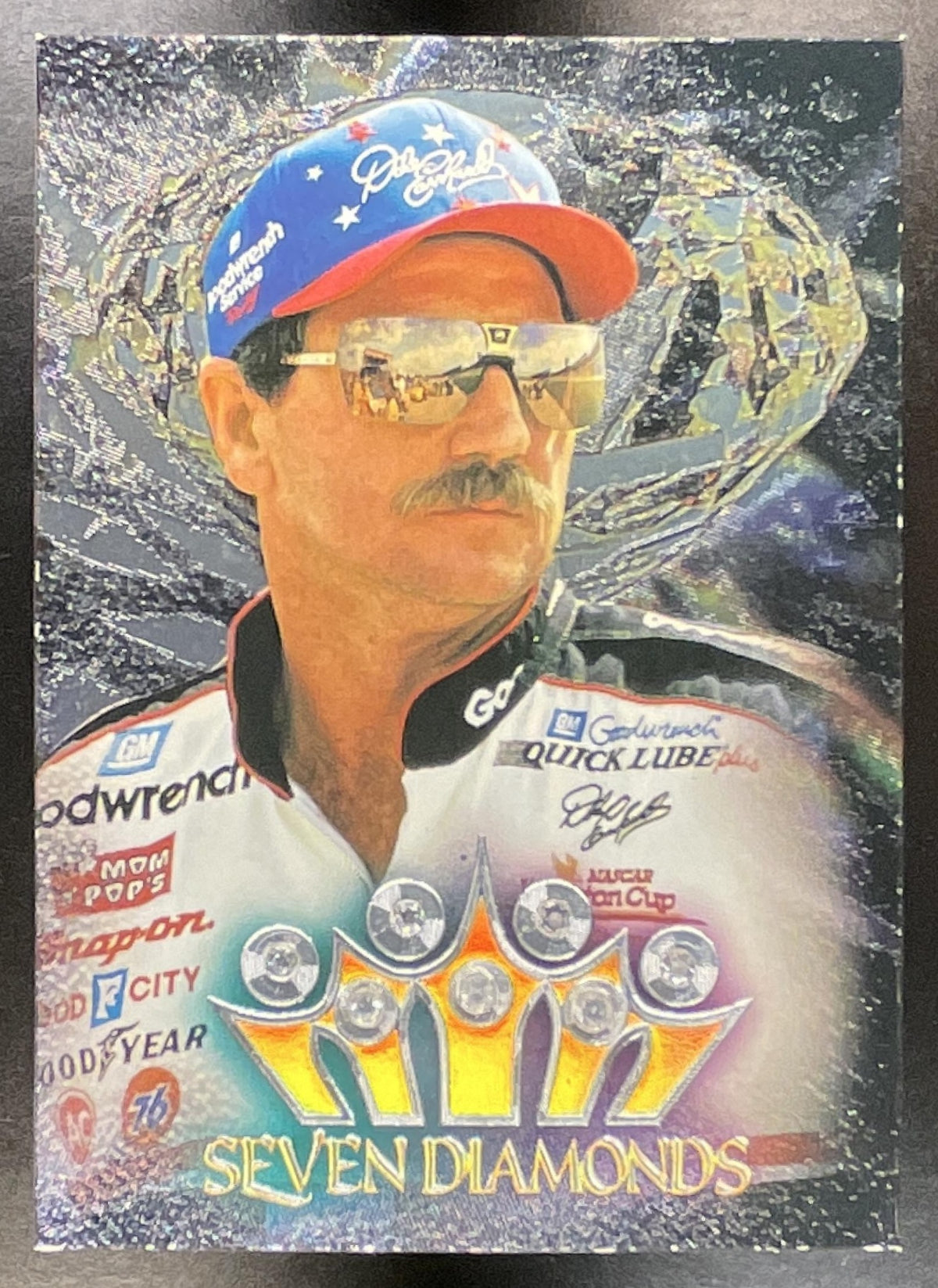 1996 Dale Earnhardt Crown Jewels Elite Seven Diamonds #164/300