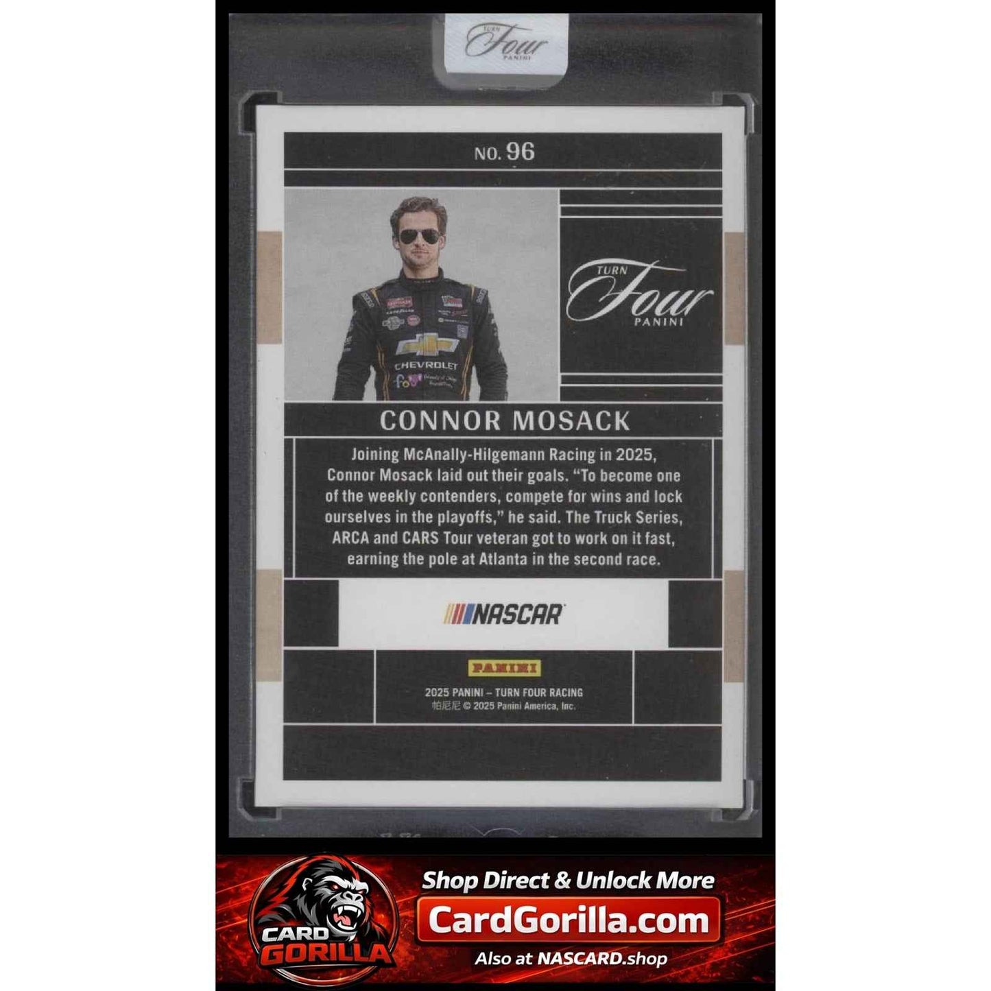 2025 Panini Turn Four #96 Connor Mosack #/75