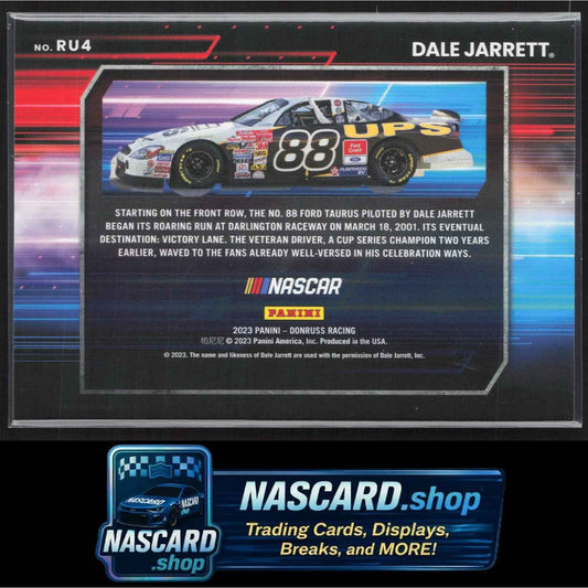 2023 Donruss #RU4 Dale Jarrett Revved Up Xplosion #/10
