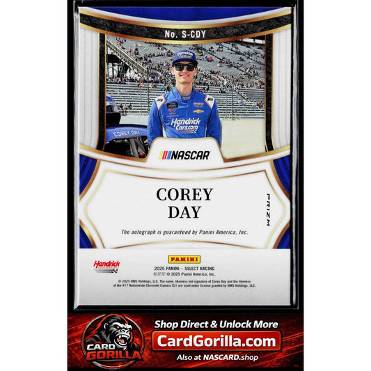2025 Panini Select #S-CDY Corey Day Signatures RC