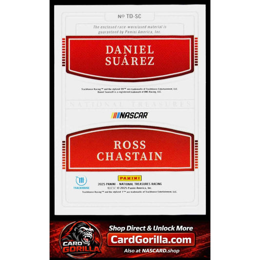 2025 National Treasures Ross Chastain Daniel Suarez Team Duals #/75