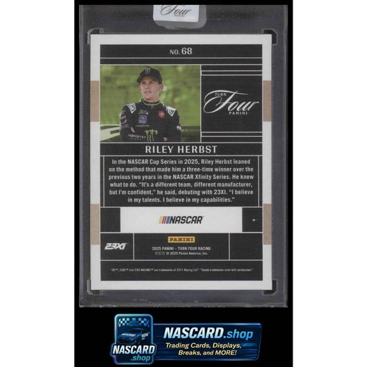 2025 Panini Turn Four #68 Riley Herbst Red #/25