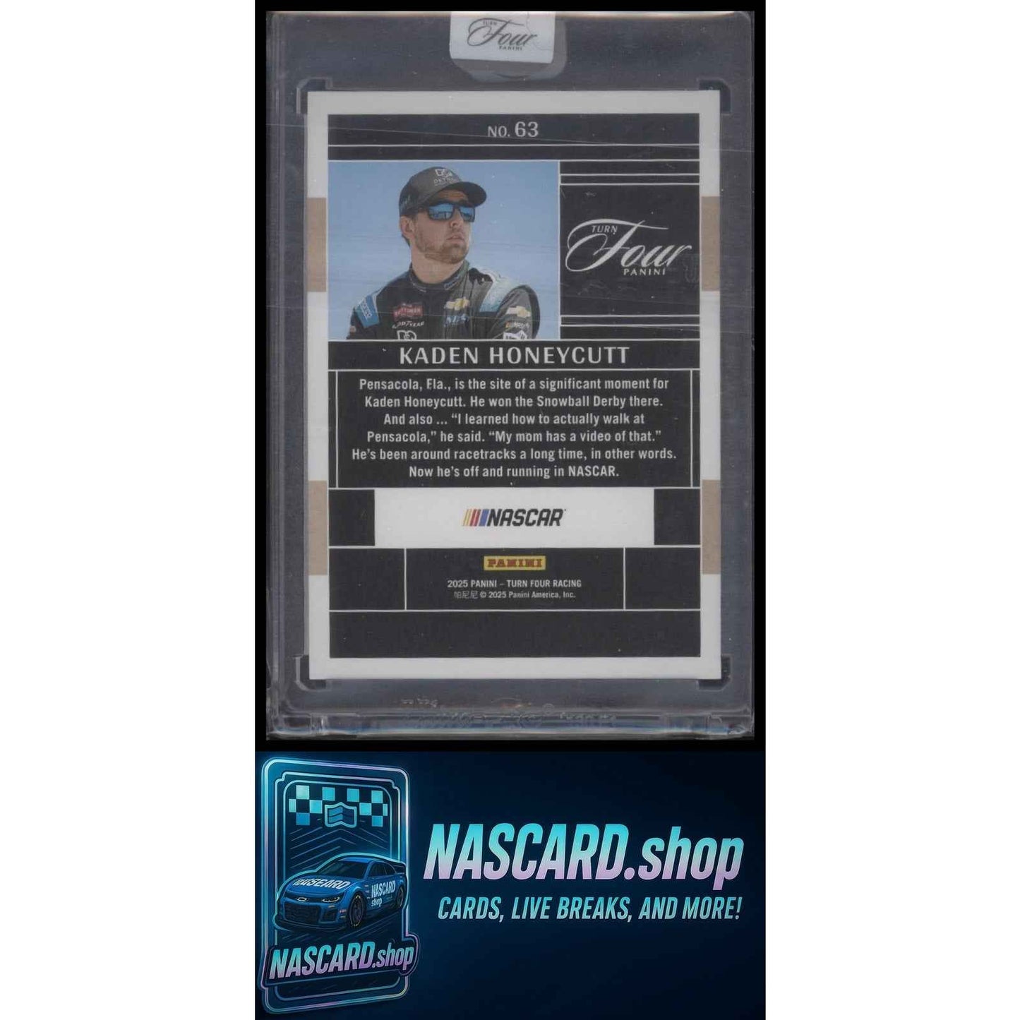 2025 Panini Turn Four #63 Kaden Honeycutt #/75 RC
