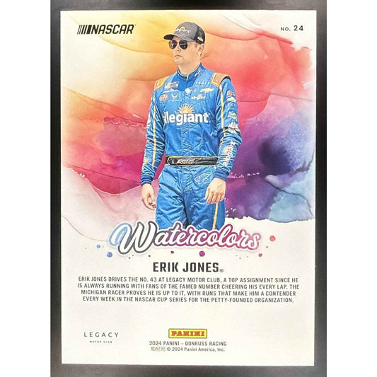 2024 Panini Donruss Erik Jones #24 Watercolors