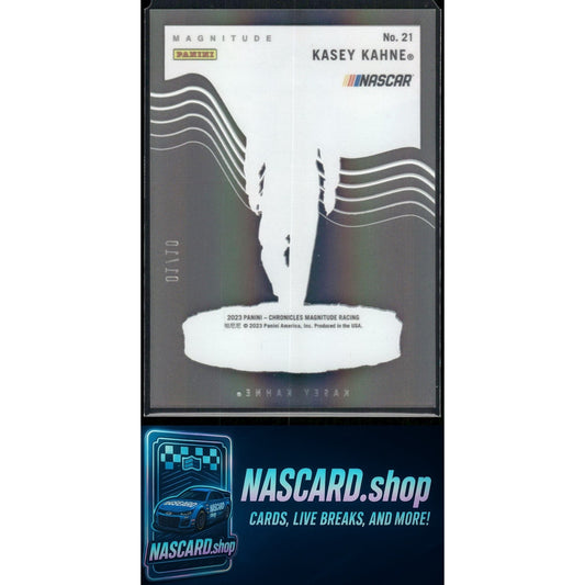 2023 Panini Chronicles #21 Kasey Kahne Magnitude Gold #/10