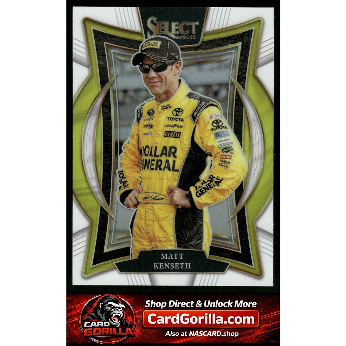 2025 Panini Select #27 Matt Kenseth White Prizms #/99