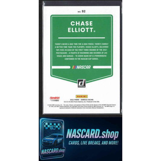 2022 Donruss #92 Chase Elliott Pink #/25
