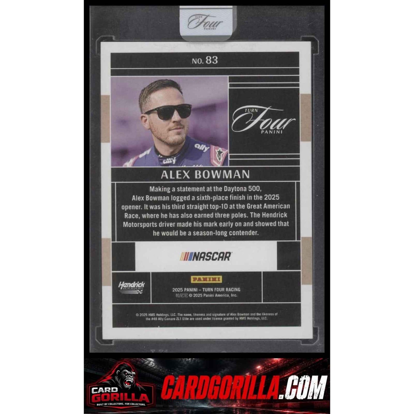 2025 Panini Turn Four #83 Alex Bowman #/75