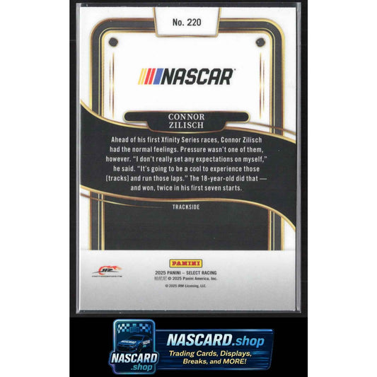 2025 Panini Select Trackside #220 Connor Zilisch RC