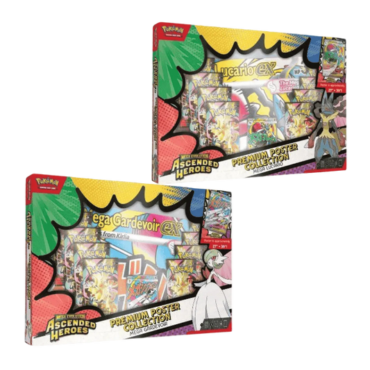 Pokemon Mega Evolution Ascended Heroes Premium Poster Collection Box