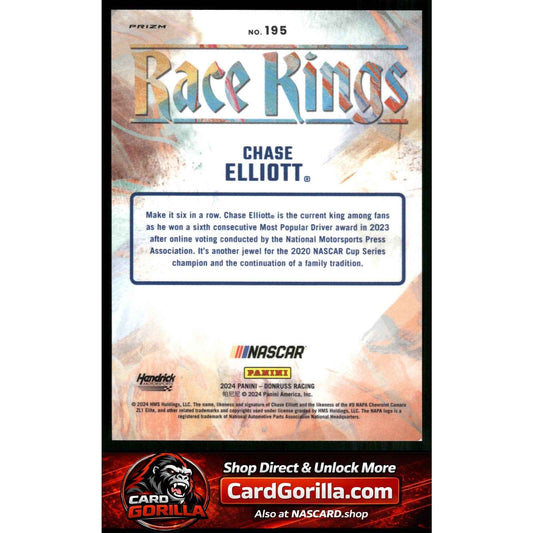 2024 Donruss #195 Chase Elliott Optic Black Pandora