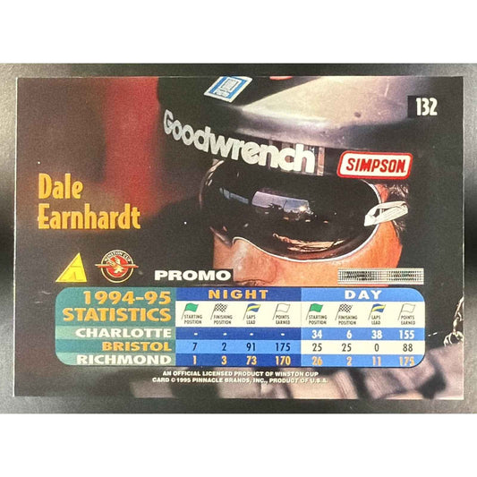 1995 Pinnacle Dale Earnhardt Hot Guns #132 Promo Card