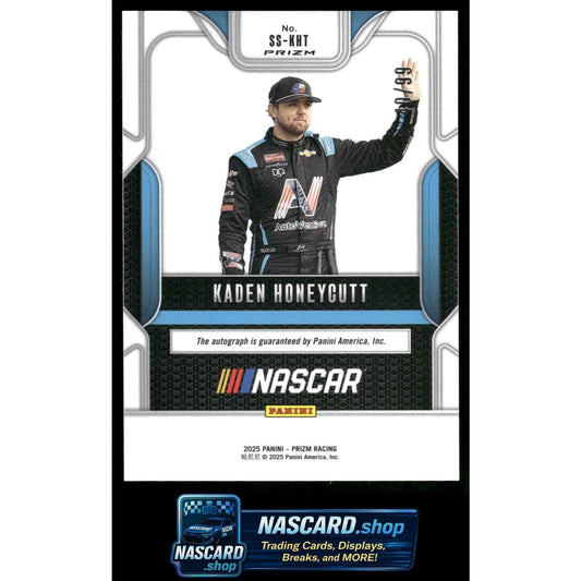 2025 Panini Prizm #SS-KHT Kaden Honeycutt Sensational Signatures Red #/99