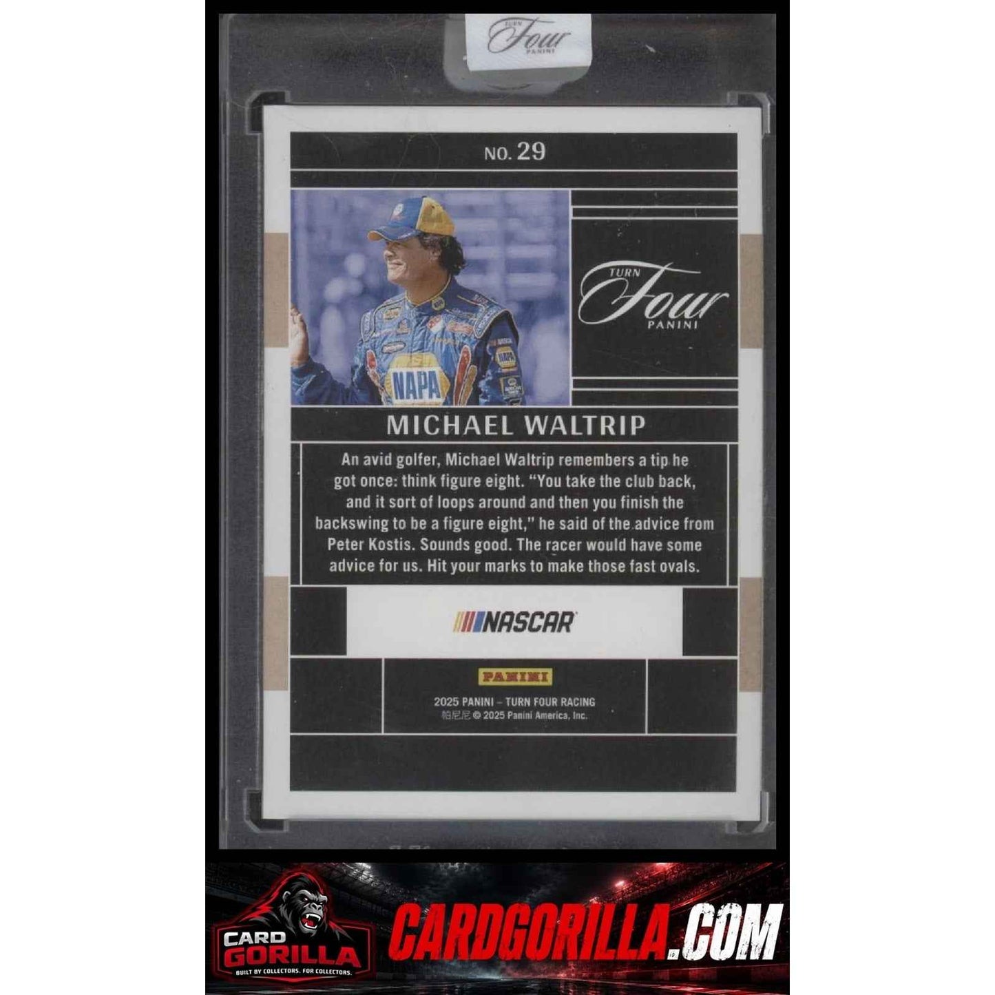 2025 Panini Turn Four #29 Michael Waltrip #/75