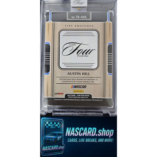 2025 Panini Turn Four #TS-AHL Austin Hill Tire Swatches #/99