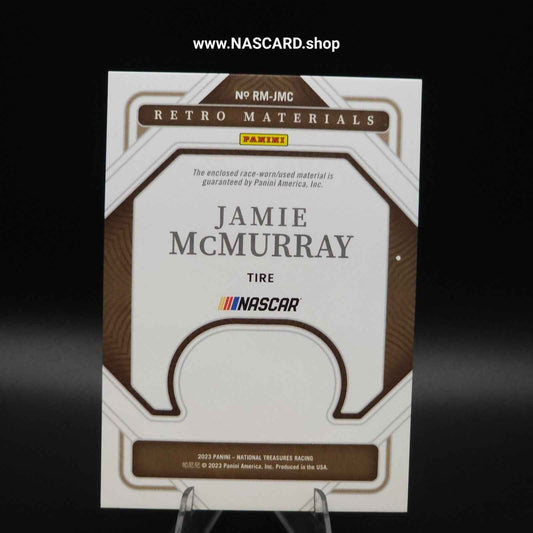 2023 National Treasures Retro Materials Jamie McMurray Tire /99 (MEM) - NASCARD.shop
