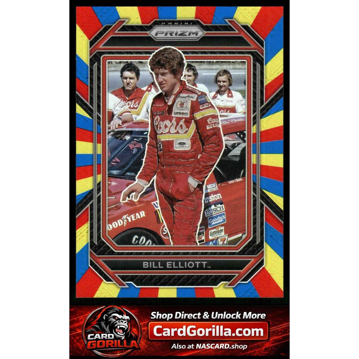 2023 Panini Prizm #36 Bill Elliott Rainbow Prizm #/24