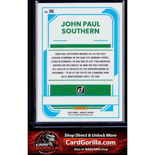 2026 Donruss #96 John Paul Southern Purple