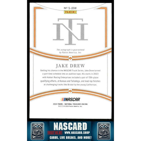 2023 Panini National Treasures Signatures Jake Drew /49