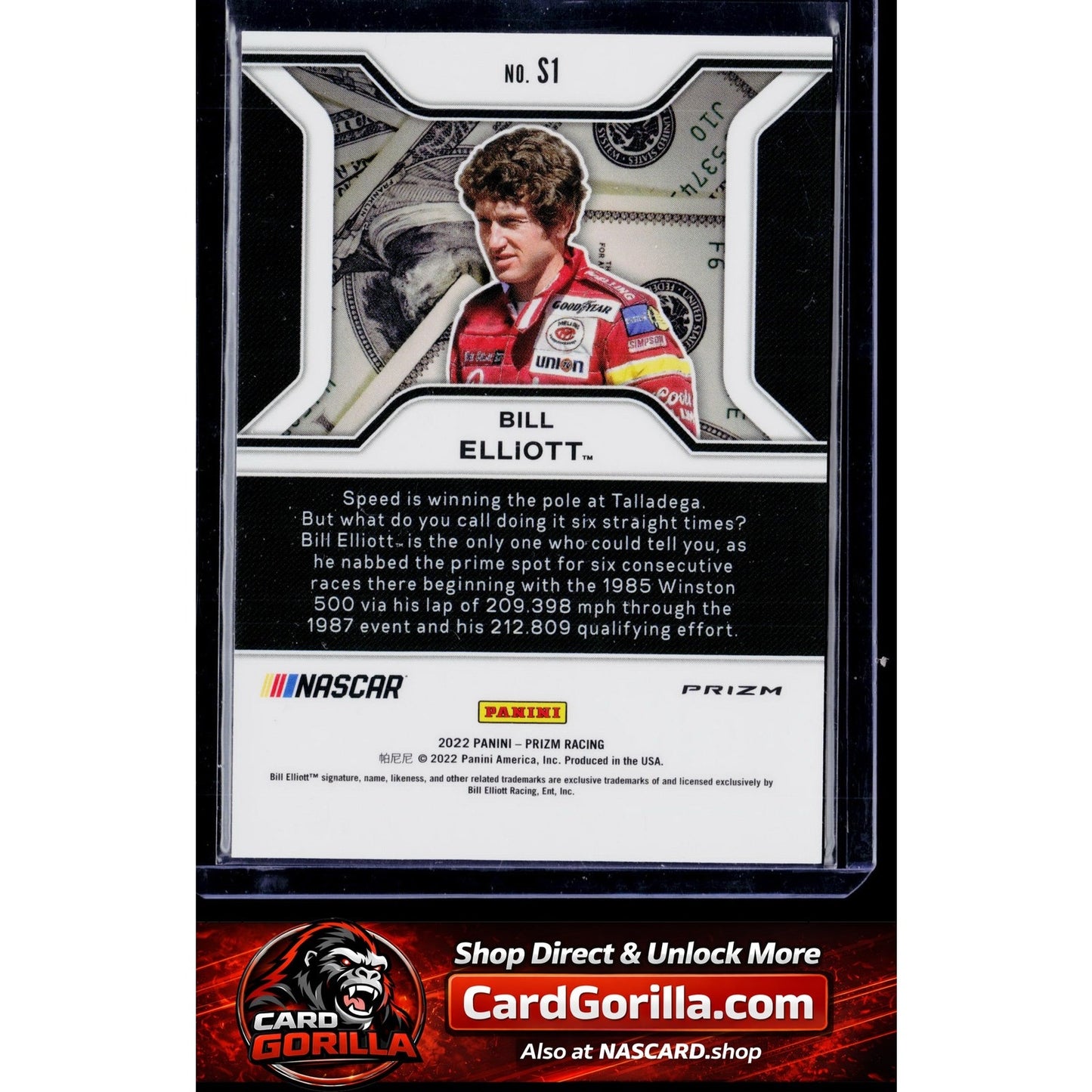 2022 Panini Prizm #S1 Bill Elliott Stacks