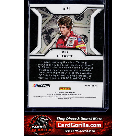 2022 Panini Prizm #S1 Bill Elliott Stacks