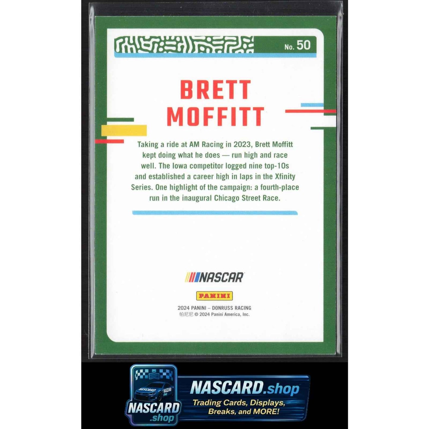 2024 Donruss #50 Brett Moffitt Lime Green #/149