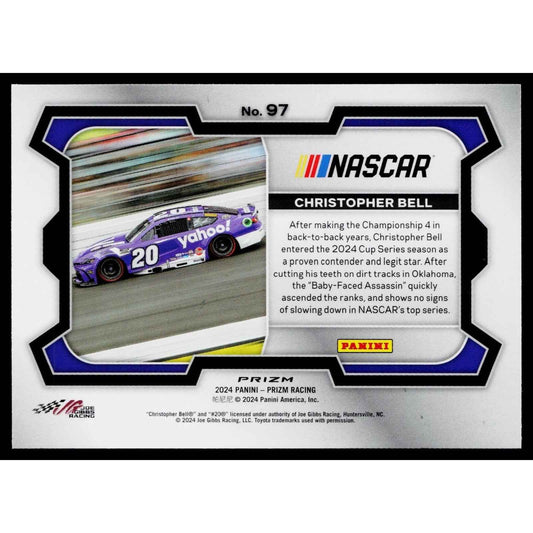 2024 Panini Prizm #97 Christopher Bell White Sparkle