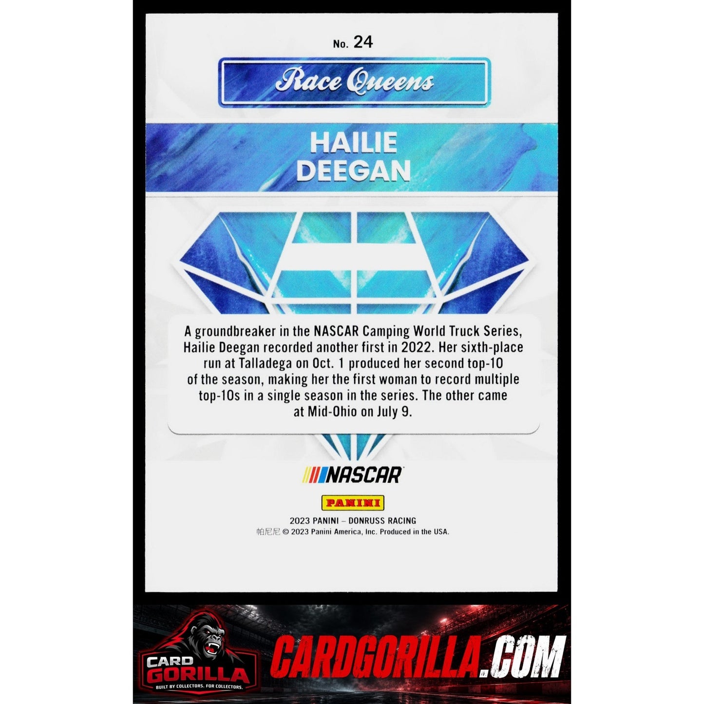 2023 Donruss #24 Hailie Deegan Green #/99