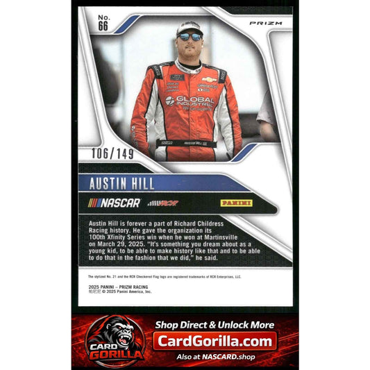 2025 Panini Prizm #66 Austin Hill Green Scope #/149