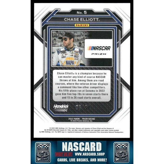 2023 Panini Prizm - Checkered Flag Prizm Chase Elliott #5 /50