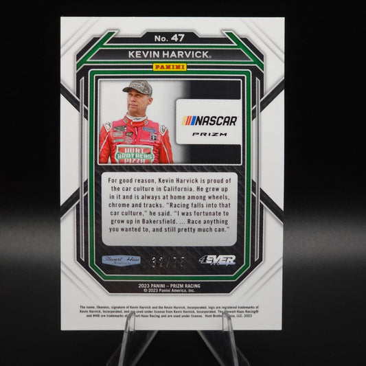 2023 Panini Prizm - Kevin Harvick #47 Disco Prizm /75