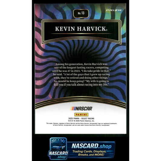 2025 Panini Select #13 Kevin Harvick Color Wheel