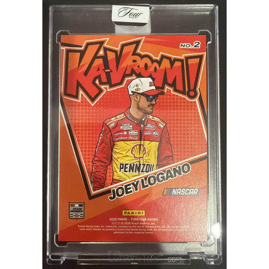 2026 Panini Turn Four Racing Joey Logano #2 Ka-Vroom! KaVroom! Case Hit SSP