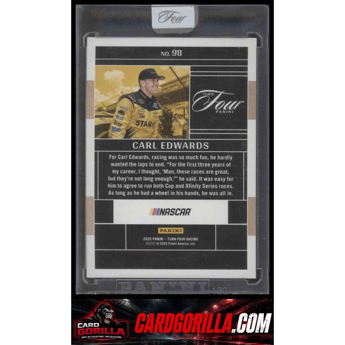 2025 Panini Turn Four #98 Carl Edwards #/75