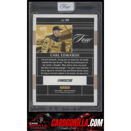 2025 Panini Turn Four #98 Carl Edwards #/75