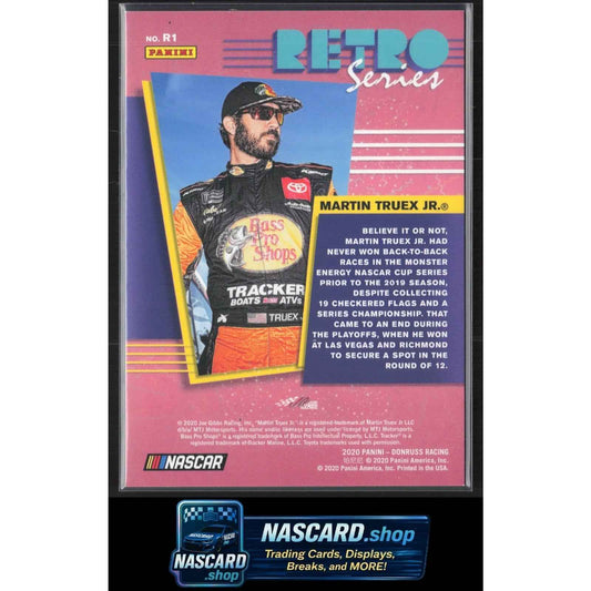 2020 Donruss #R1 Martin Truex Jr. Retro Series Xplosion #/10
