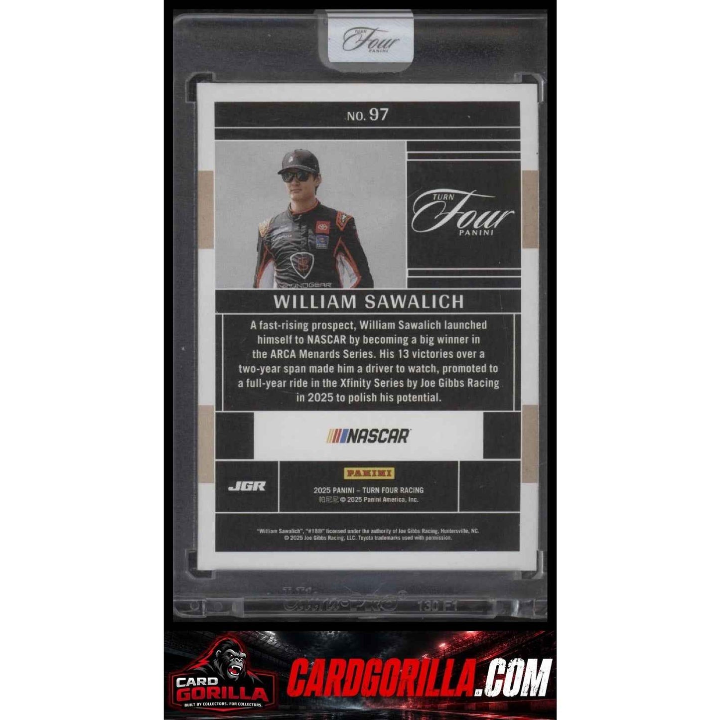 2025 Panini Turn Four #97 William Sawalich #/75