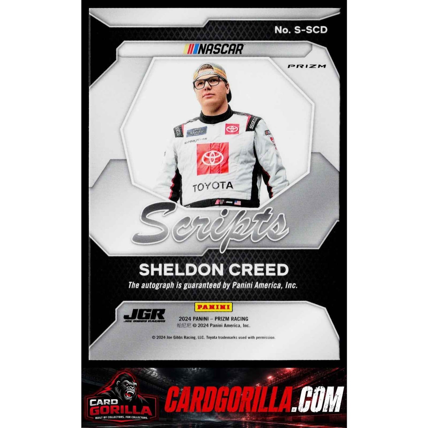2024 Panini Prizm #S-SCD Sheldon Creed Scripts