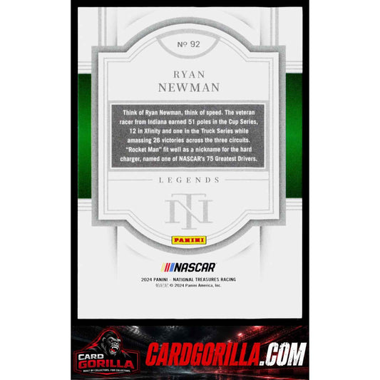 2024 Panini National Treasures #92 Ryan Newman #/49