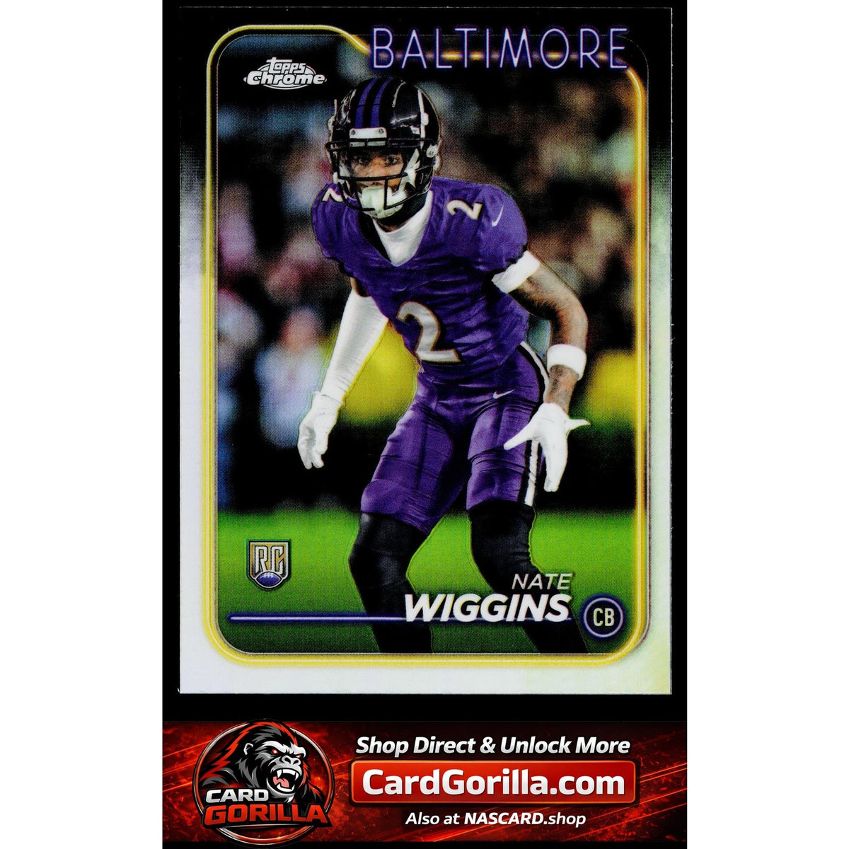 2024 Topps Chrome #227 Nate Wiggins Refractor