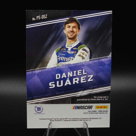 2023 Panini Prime - Prime Signatures Gold Daniel Suarez #PS-DSZ /25 (AU) - NASCARD.shop