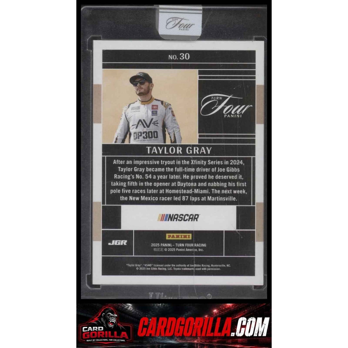 2025 Panini Turn Four #30 Taylor Gray #/75