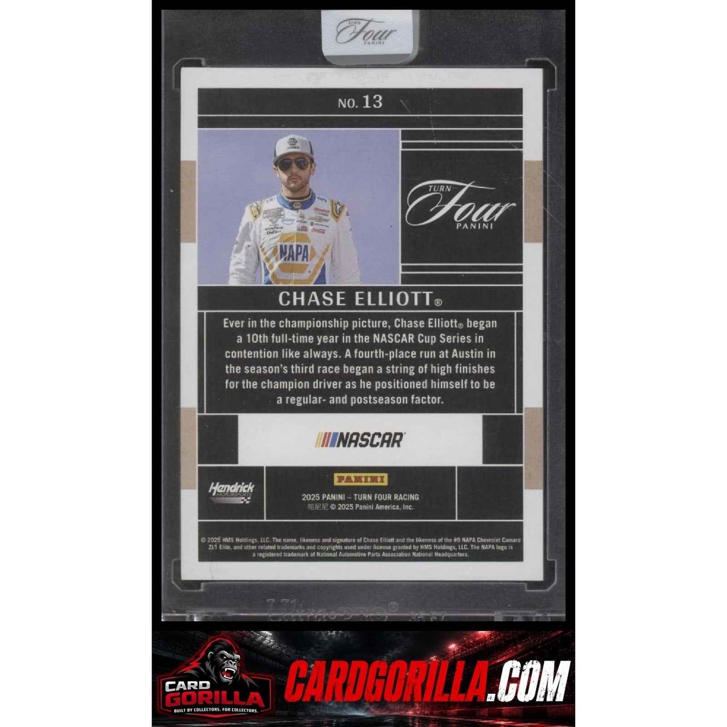 2025 Panini Turn Four #13 Chase Elliott #/75