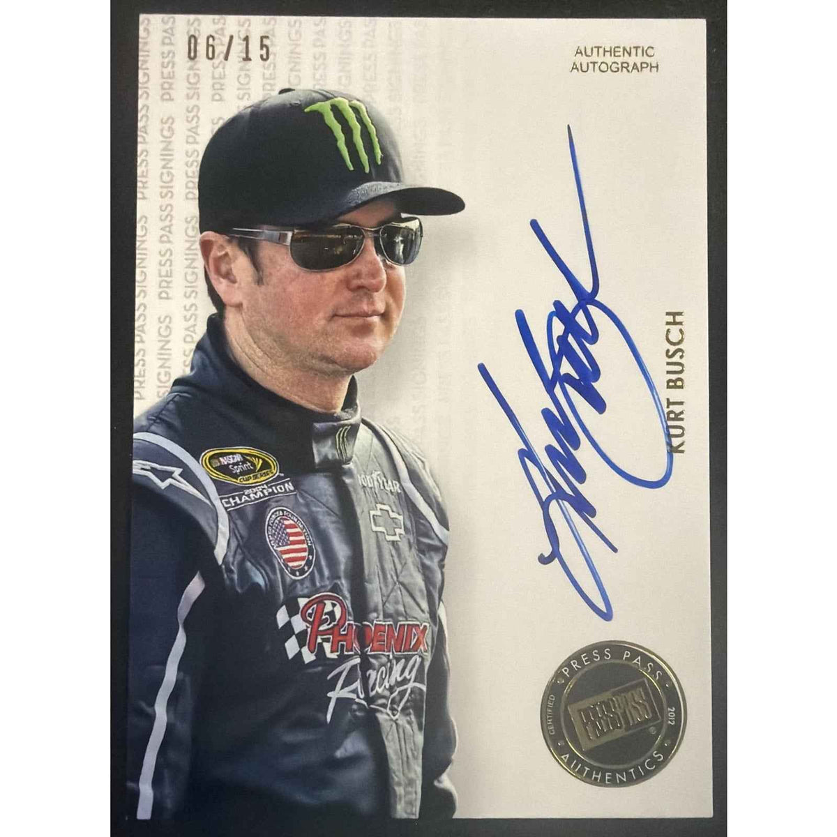 2013 Press Pass Signings Kurt Busch 06/15