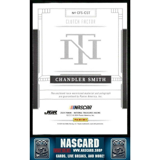 2024 National Treasures Clutch Factor Signatures Holo Gold Chandler Smith /10