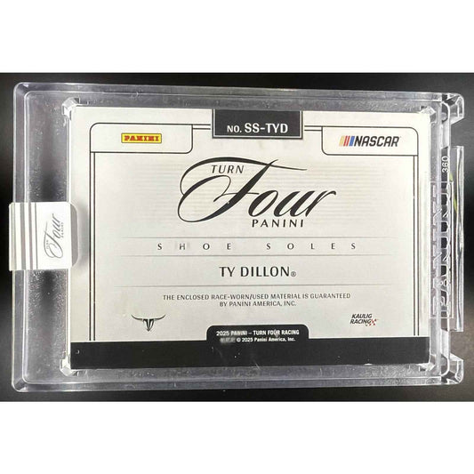 2025 Panini Turn Four NASCAR Ty Dillon #SS-TYD Shoe Soles 32/49