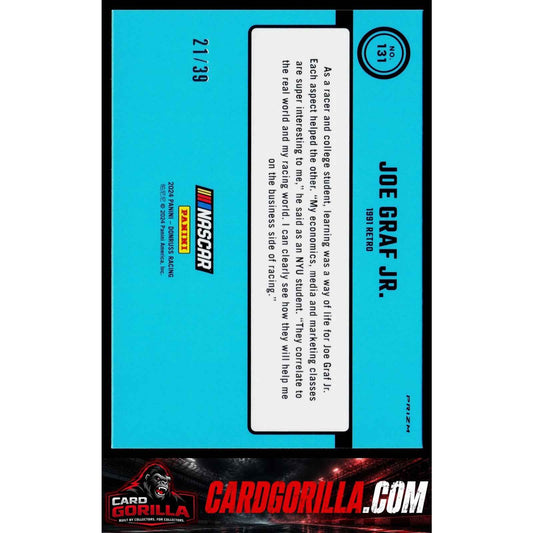 2024 Donruss #131 Joe Graf Jr. Optic Black Velocity #/39