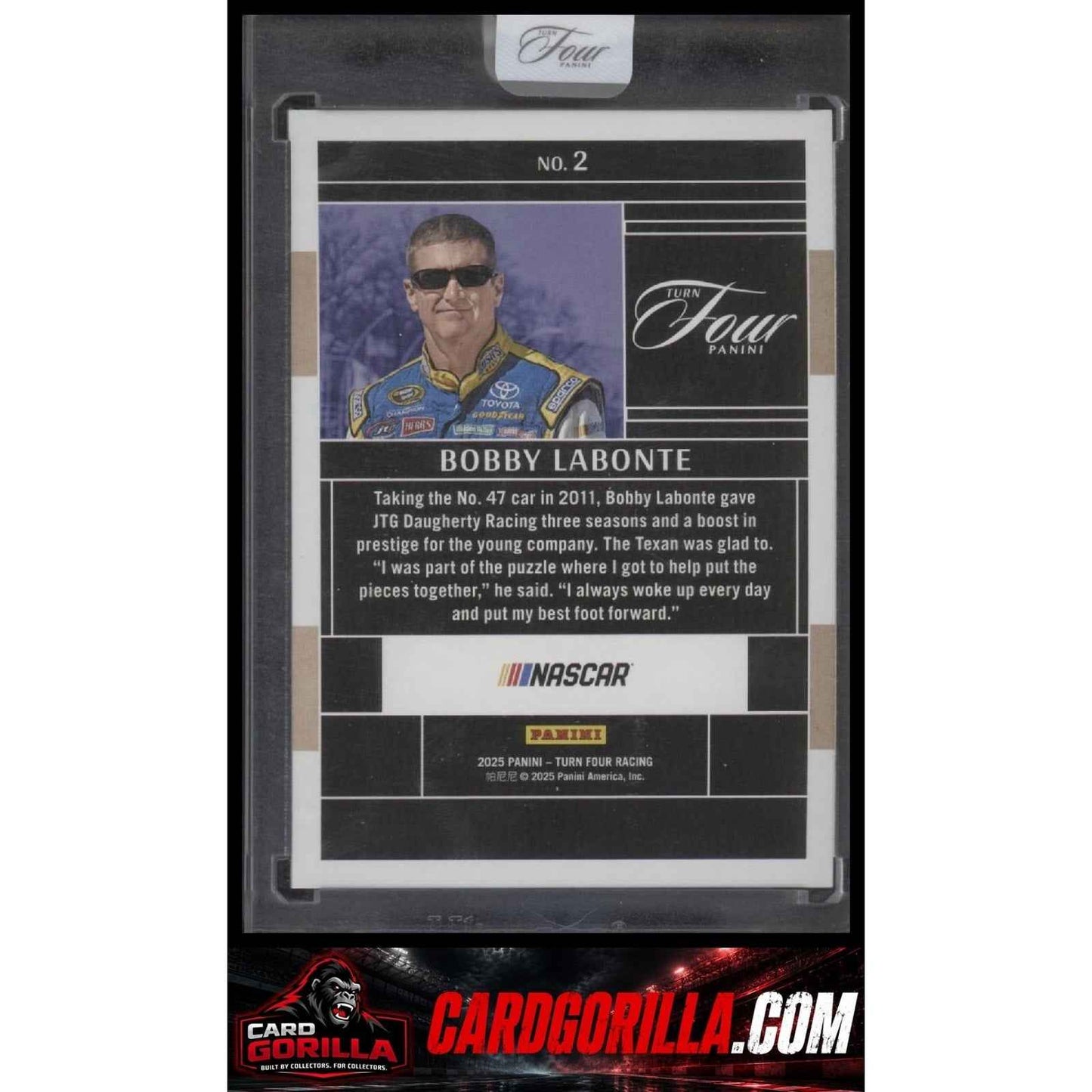 2025 Panini Turn Four #2 Bobby Labonte #/75